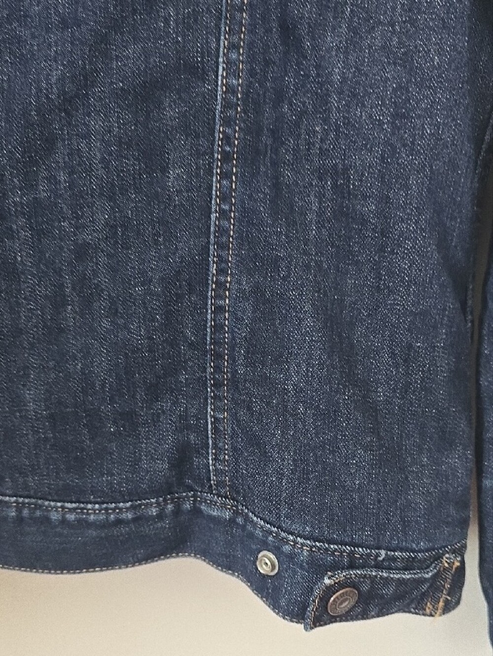 Levi's Dark Blue Denim Sherpa Collar Jacket - Picture 9 of 12